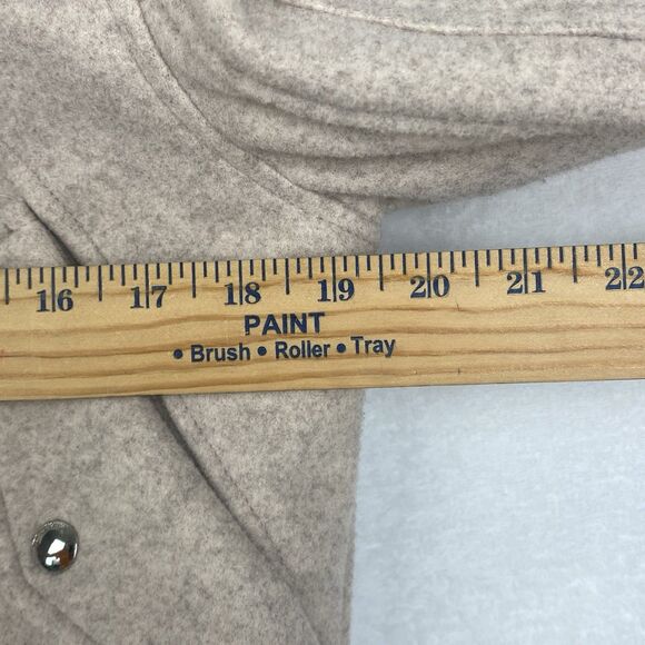 Blanknyc Heaven Sent Bomber Jacket Womens Small Beige Full Zip Pockets - Picture 6 of 10